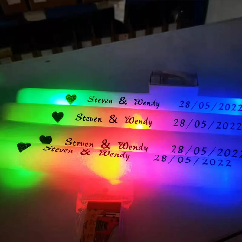 Flashing Led Foam Sticks Party - Светящиеся LED-палочки, светящиеся пенопластовые палочки, персонализированные