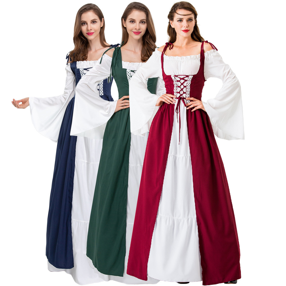 Medieval Renaissance Dress Women - Леди Средневековое платье принцессы Ренессанс Викторианское