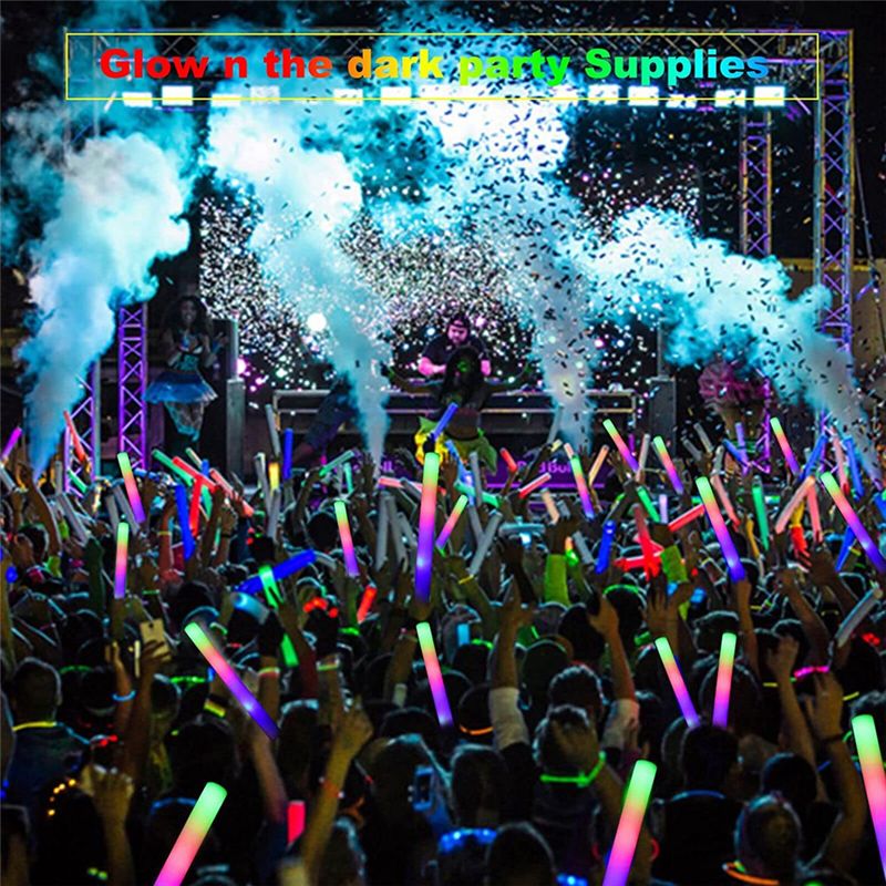 Flashing Led Foam Sticks Party - Светящиеся палочки A75K оптом, светодиодные пенопластовые