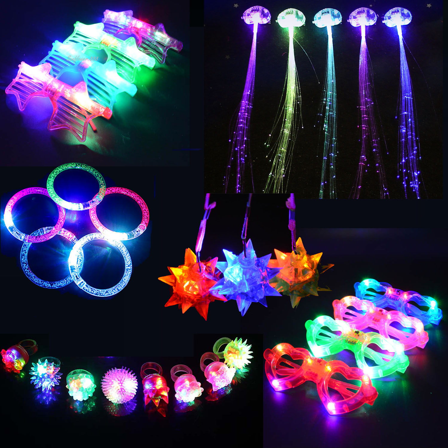 Glow In The Dark Party Glasses - 29 шт., светящиеся аксессуары для игрушек