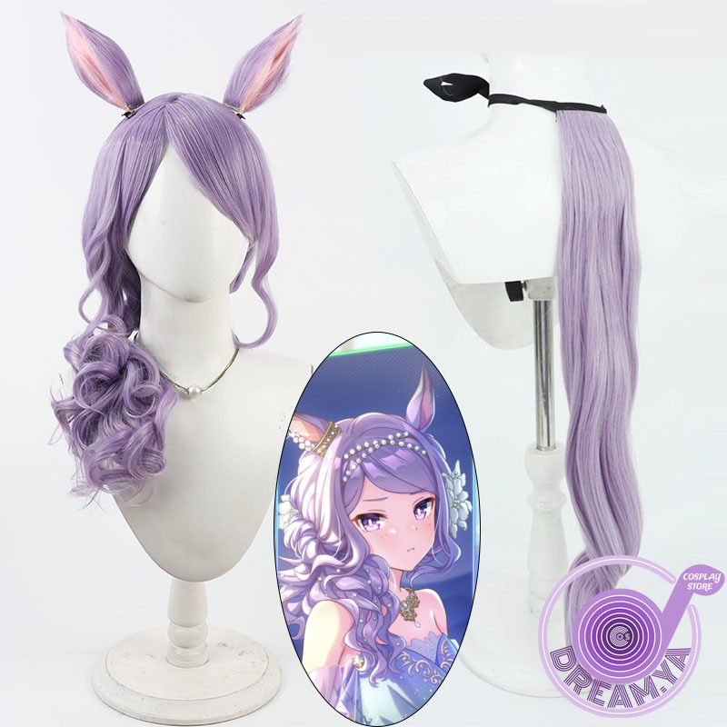 Anime Cosplay Wig Heat Resistant - Парик для косплея Mejiro Umamusume Pretty