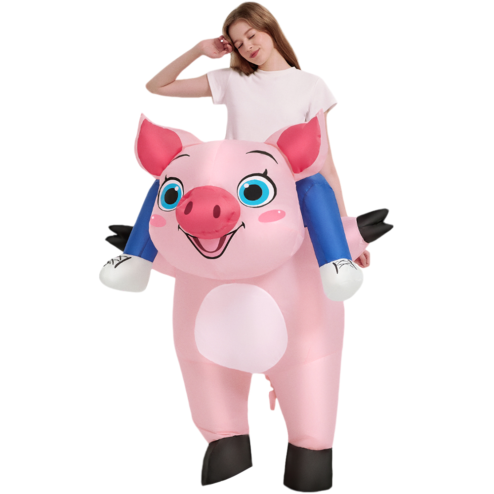 Inflatable Dinosaur Costume Adult - Новый розовый надувной костюм свиньи, платье