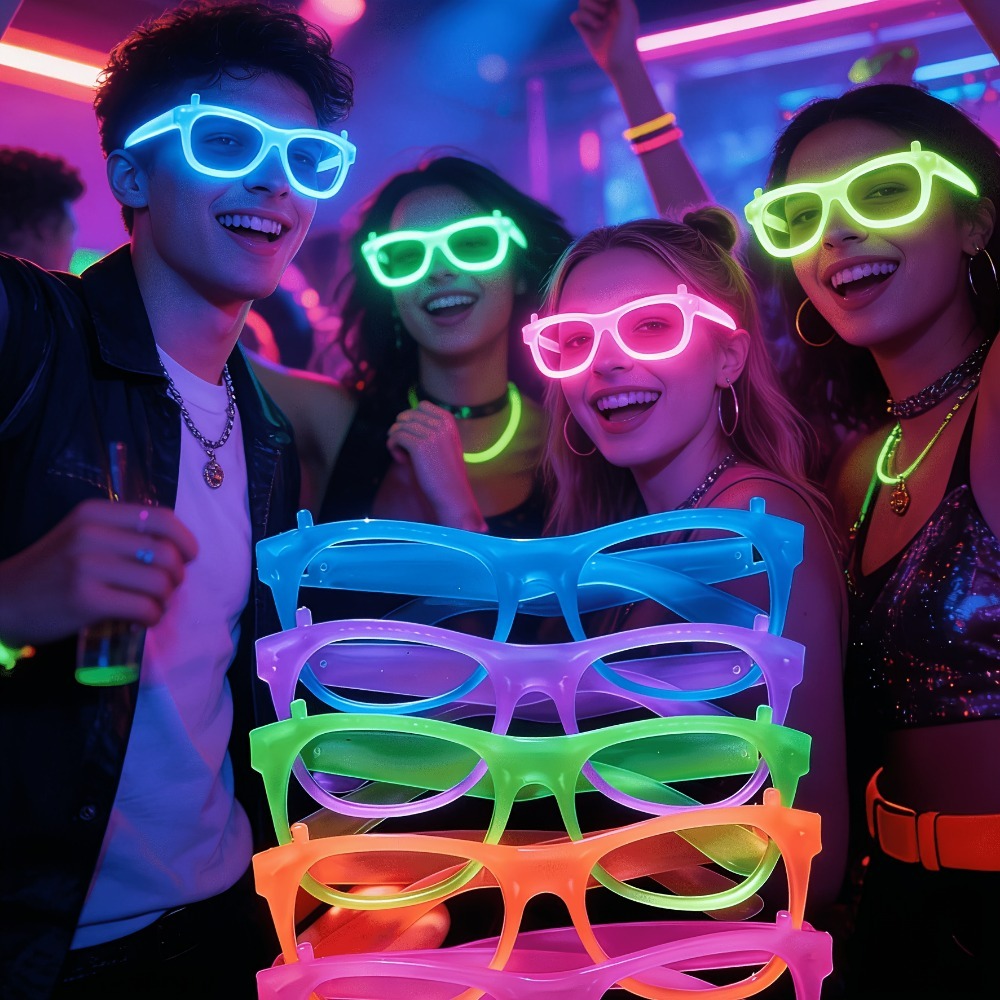 Glow In The Dark Party Glasses - 5/12 шт. светящиеся в темноте очки