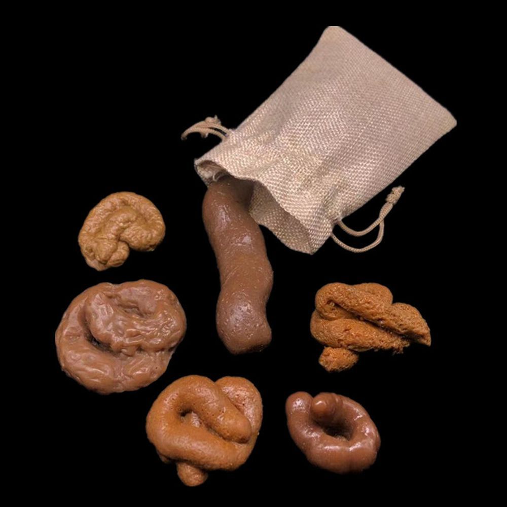 Fake Poop Gag Gift - Набор из 6 штук: Забавные реалистичные