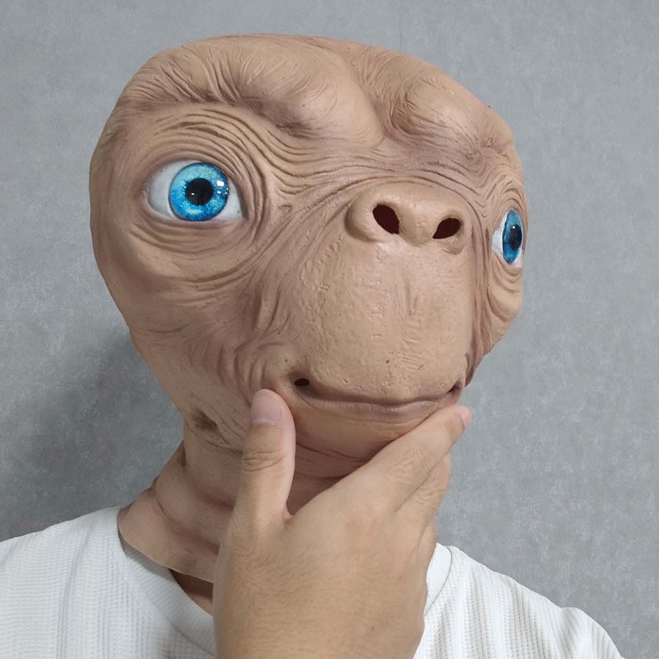 Реалистичная латексная маска и – обзор и цена Latex Alien Mask Realistic