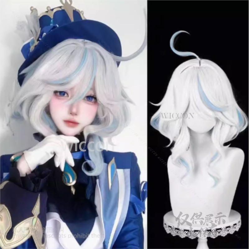 Аниме-игра Furina, костюм для  – обзор и цена Anime Cosplay Wig Heat Resistant