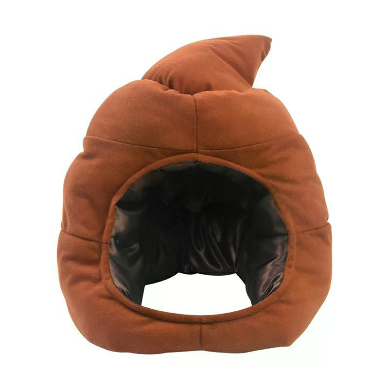 Плюшевая шапка в форме калечки – обзор и цена Fake Poop Gag Gift