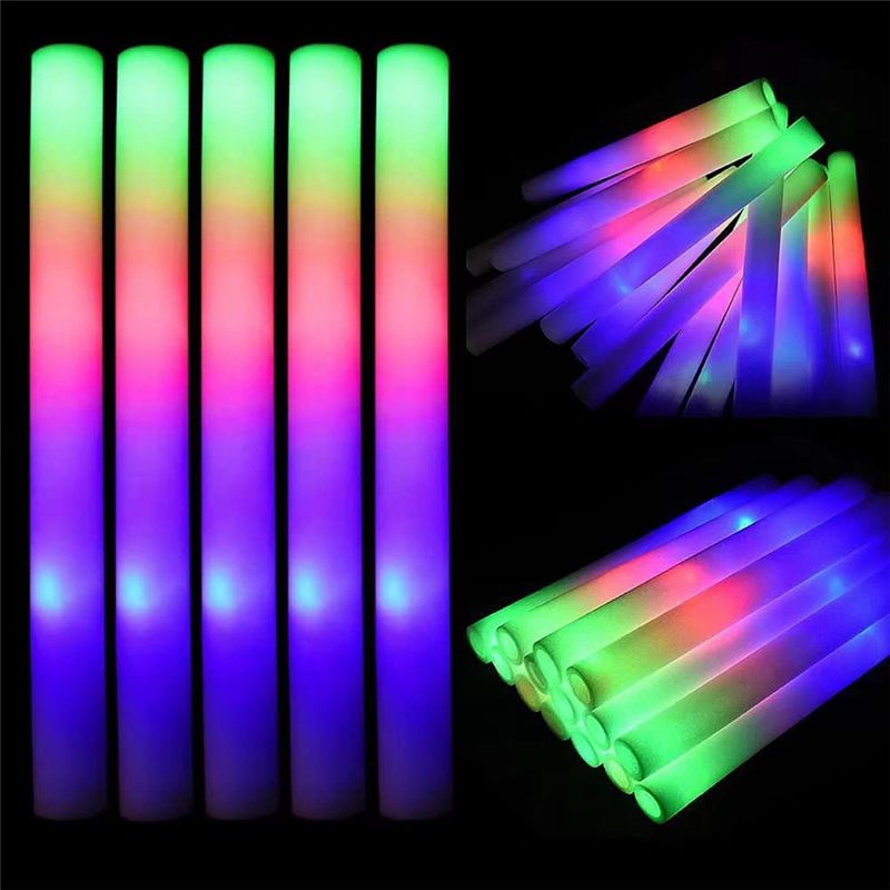 Светящиеся палочки A75K оптом, – обзор и цена Flashing Led Foam Sticks Party