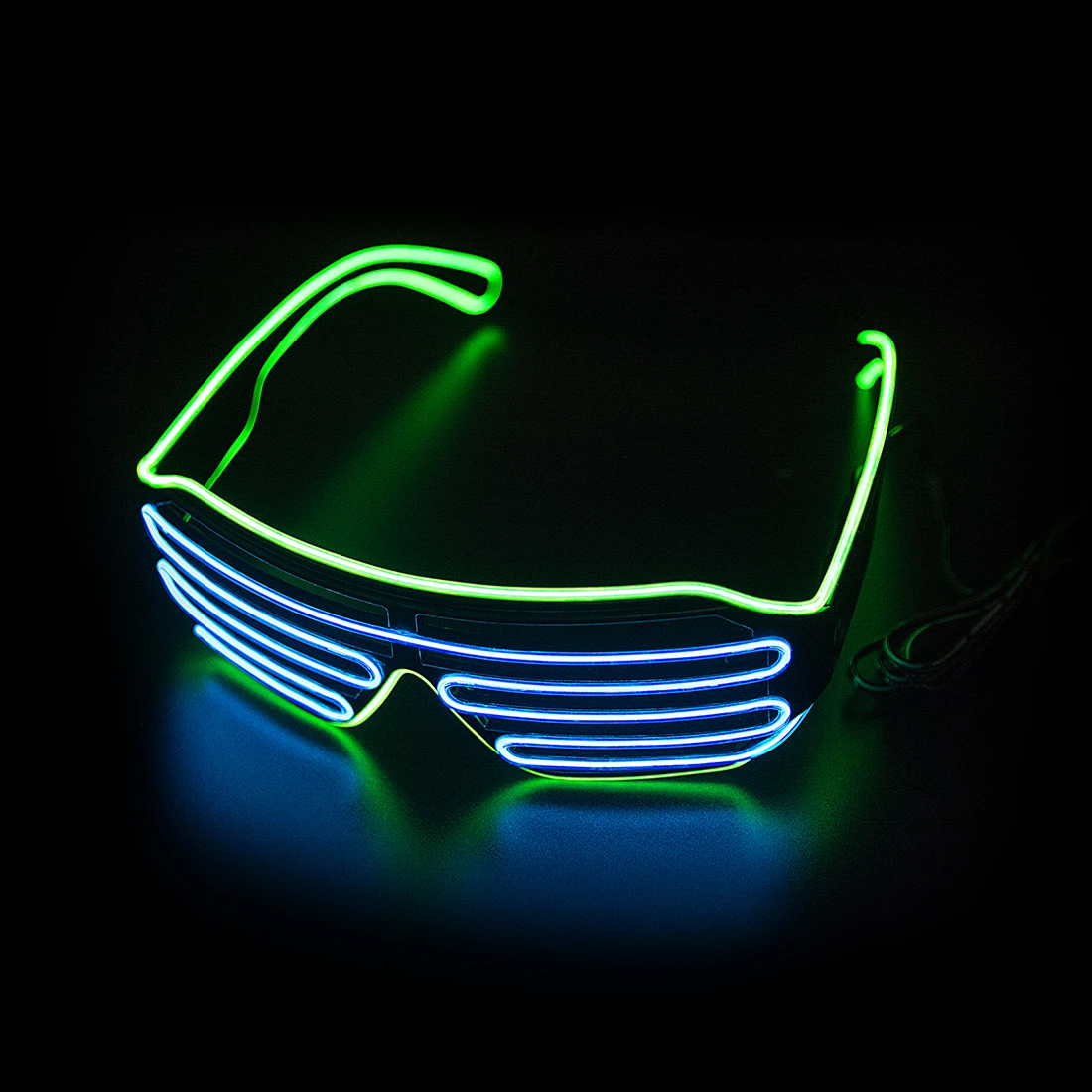 Светодиодные светящиеся очки G – обзор и цена Glow In The Dark Party Glasses