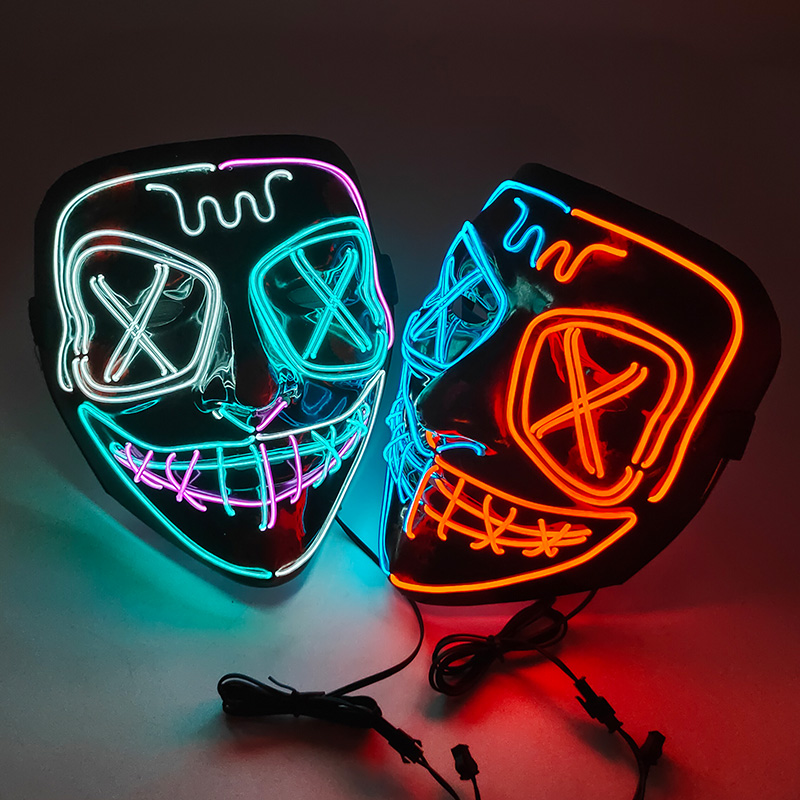 Беспроводная светодиодная свет – обзор и цена Led Purge Mask Halloween