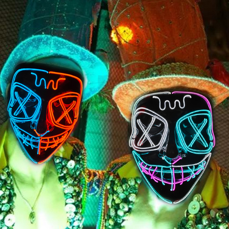 Беспроводная светодиодная свет – обзор и цена Led Purge Mask Halloween