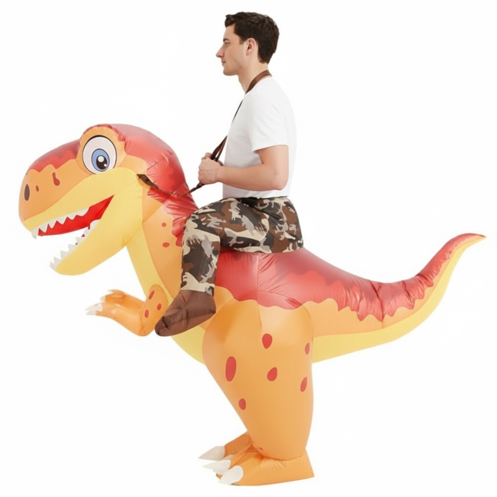 Надувной костюм динозавра Тира – обзор и цена Inflatable Dinosaur Costume Adult