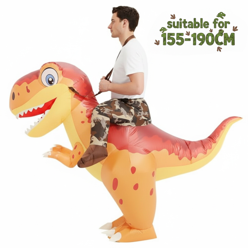 Надувной костюм динозавра Тира – обзор и цена Inflatable Dinosaur Costume Adult