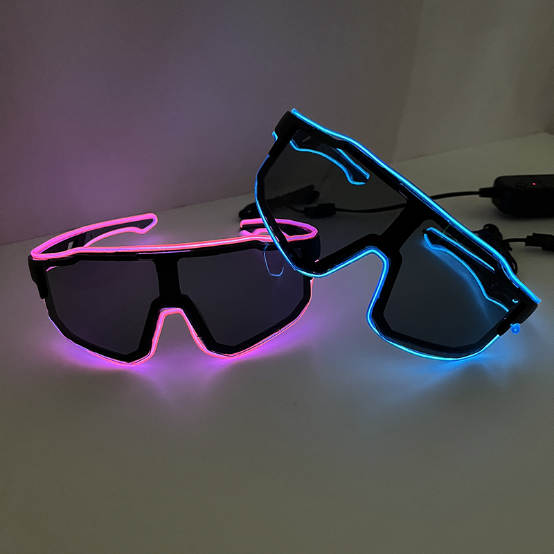 Стильные ветрозащитные LED-очк – обзор и цена Glow In The Dark Party Glasses