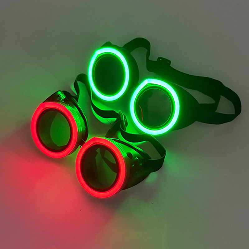 Новые круглые светящиеся LED-о – обзор и цена Glow In The Dark Party Glasses