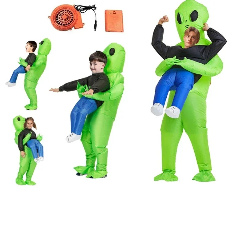 И Монстр Надувной Какри Зелены – обзор и цена Inflatable Dinosaur Costume Adult