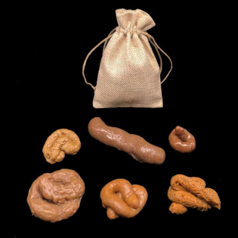 6 шт., шутка, хитрые игрушки,  – обзор и цена Fake Poop Gag Gift