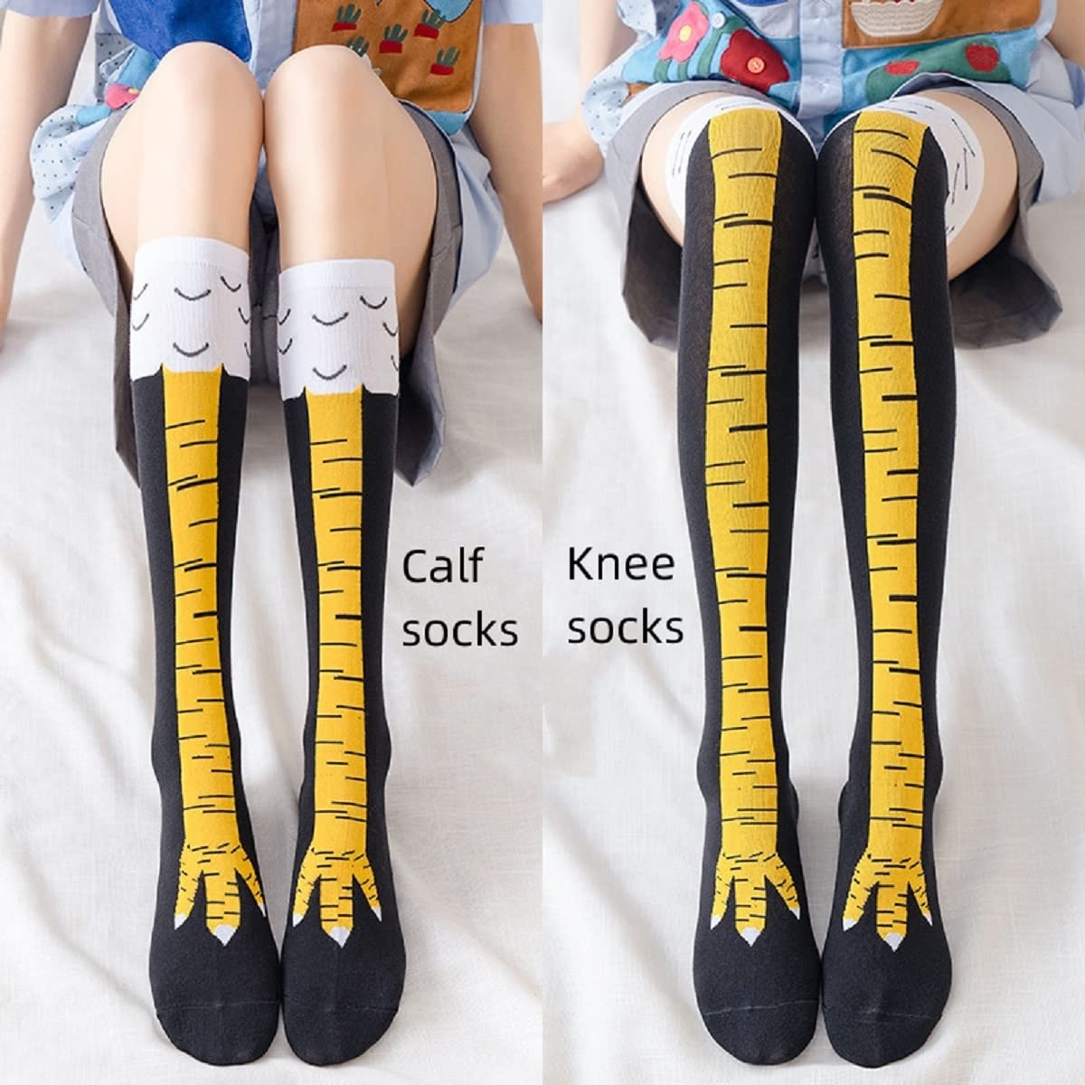 1/2/5 пар женских гольфов до к – обзор и цена Funny Chicken Leg Socks
