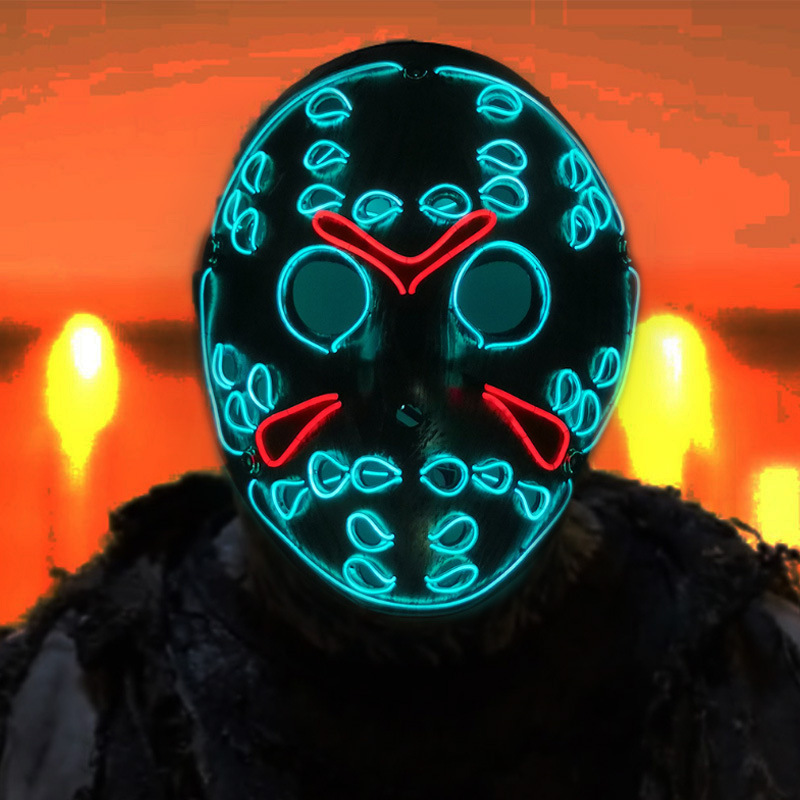 2023, светящаяся маска Purge,  – обзор и цена Led Purge Mask Halloween