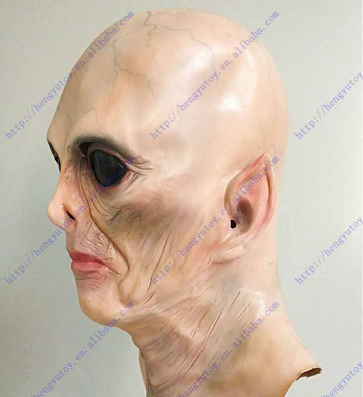 Роскошная маска инопланетянина – обзор и цена Latex Alien Mask Realistic