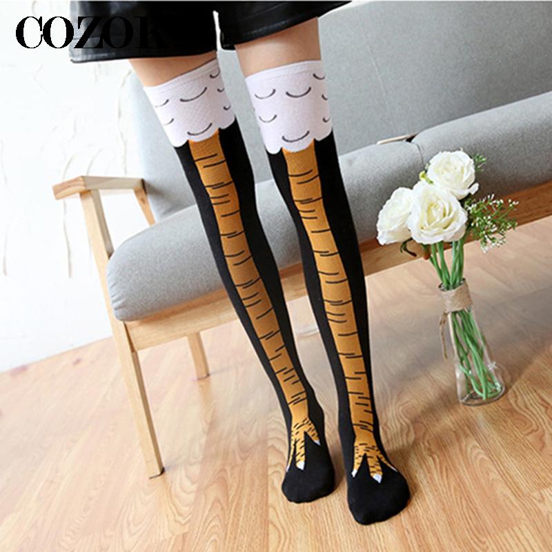 Высококачественные женские сум – обзор и цена Funny Chicken Leg Socks