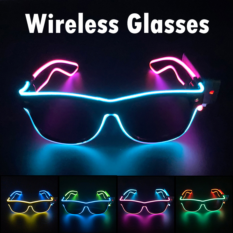 Беспроводные крутые светодиодн – обзор и цена Glow In The Dark Party Glasses
